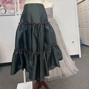 Sachin & Babi Green maxi skirt Sz6 NWT